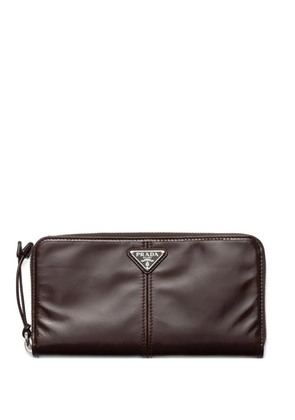 Prada leather wallet - Brown