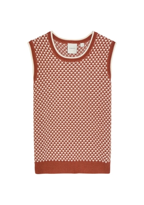 Varley Jenson patterned top - Brown