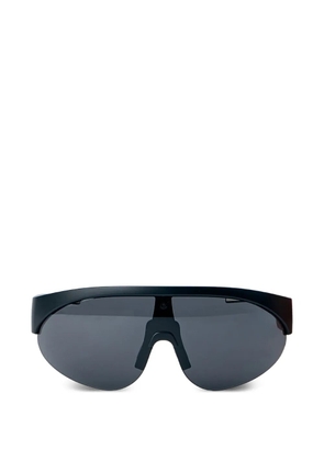 Moncler visor single-lens sunglasses - Black