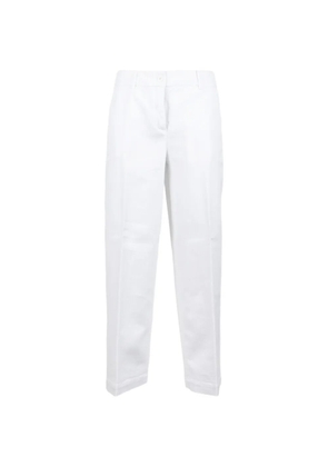 Via Masini 80 straight-leg trousers - White