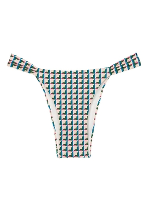 Lenny Niemeyer geometric-print bikini bottom - Neutrals
