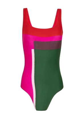 Lenny Niemeyer Cosmopolitan colour-block swimsuit - Green