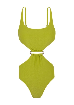 Lenny Niemeyer cut-out ring-detail swimsuit - Green