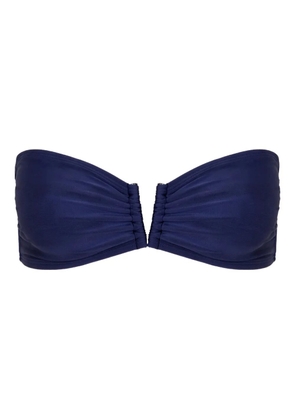 Lenny Niemeyer bandeau V-neck bikini top - Blue