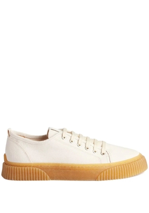 AMI Paris Lace-Up Low-Top Sneakers - White