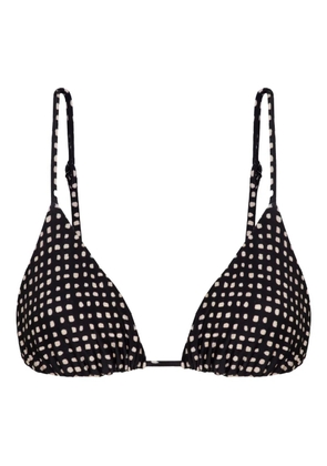 Lenny Niemeyer tie-fastening triangle bikini top - Black