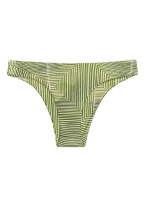 Lenny Niemeyer geometric-print bikini bottom - Green
