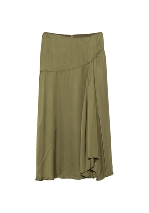 Essentiel Antwerp draped-detail skirt - Green