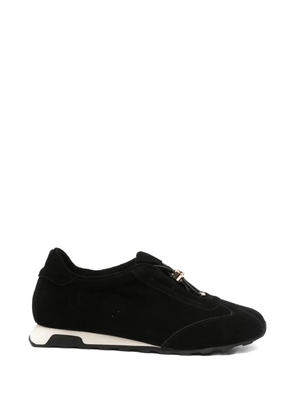 ADRIANNA FERETTI suede lace-up sneakers - Black