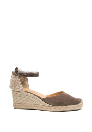 Castañer Carina tie-fastening espadrilles - Brown