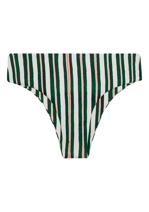 Lenny Niemeyer stripe-print bikini bottom - Green
