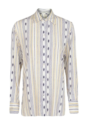 Lenny Niemeyer Wally stripe-print shirt - White
