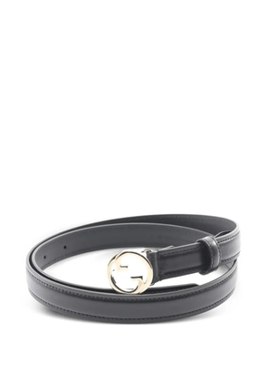 Gucci Pre-Owned 2020s Blondie leather belt - Black
