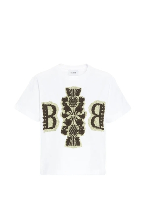 Barrie Barrie-logo cotton T-shirt - White