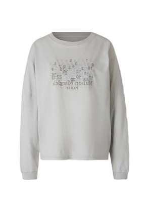 Maison Margiela long-sleeve graphic T-shirt - Grey
