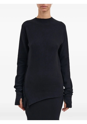 Marc Le Bihan stretch-design sweater - Black