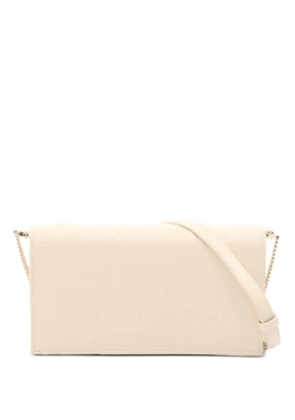 Bvlgari Pre-Owned 2010s Infiniteum logo-debossed crossbody bag - Neutrals