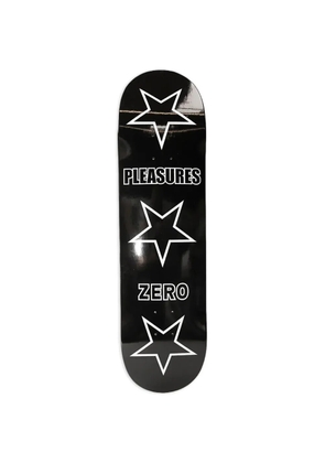 Pleasures x Zero Skateboards Stars skateboard deck - Black
