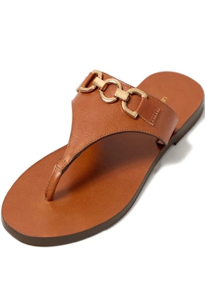 Lenny Niemeyer horsebit-detail leather sandals - Brown