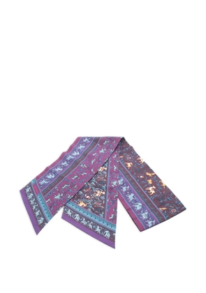 Hermès Pre-Owned 2010s silk scarf - Purple