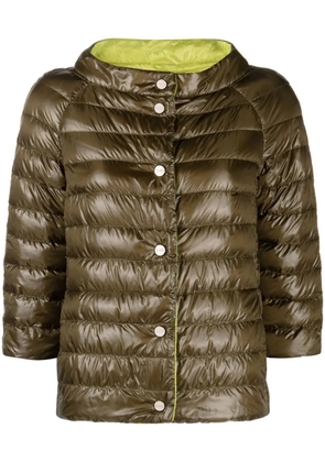 Herno reversible quilted jacket - Green