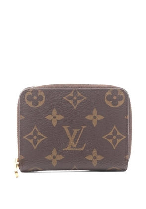 Louis Vuitton Pre-Owned 2021 monogram zip coin purse - Brown