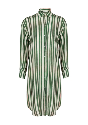Lenny Niemeyer striped shirt dress - Green
