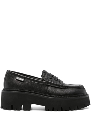 Moschino Hearted loafers - Black