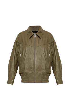 IRO Elif leather jacket - Green