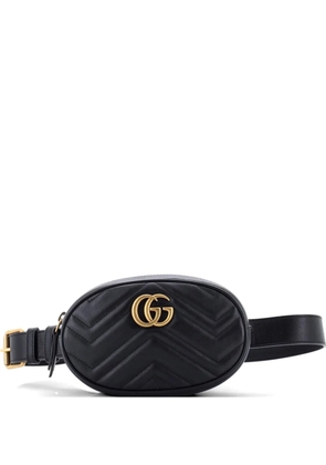 Gucci Pre-Owned GG Marmont Matelasse Leather belt bag - Black