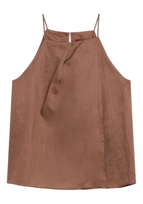 Max Mara halterneck top - Brown