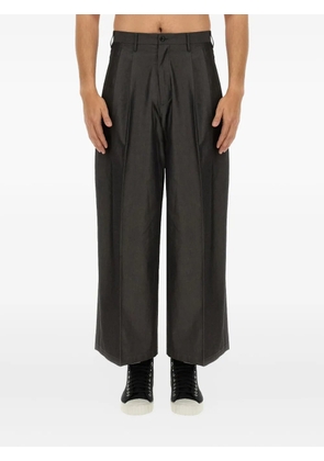 AIE pleated cotton trousers - Grey