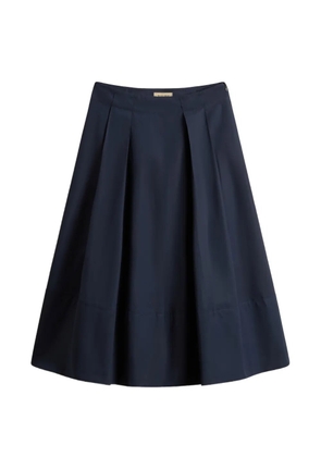Woolrich pleated straight skirt - Blue