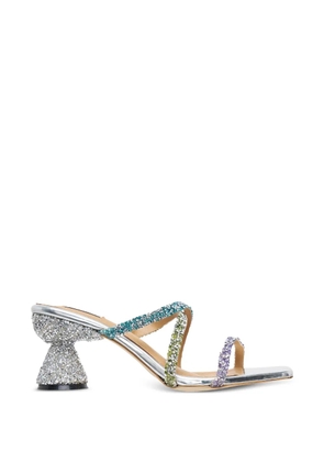 PACE Glittle embellished sandals - Silver