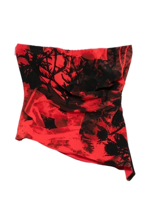 Alexander McQueen floral top - Red