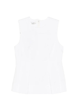 Vince pleated sleeveless top - White