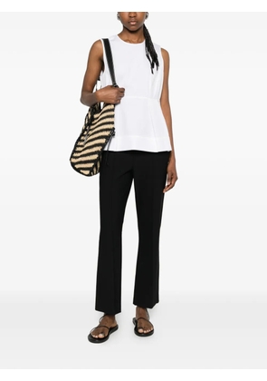 Vince pleated sleeveless top - White