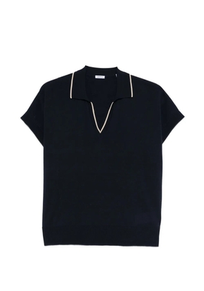 ASPESI V-neck short-sleeve top - Blue