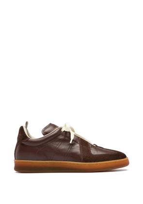Officine Creative Militia 102 leather sneakers - Brown
