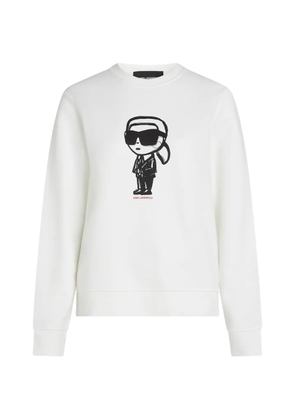 Karl Lagerfeld ikon sweatshirt - White