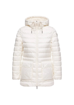 Moncler hooded quilted coat - Neutrals