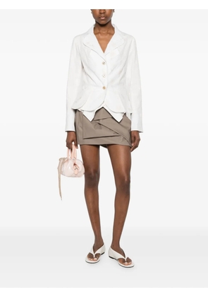 Vivienne Westwood embroidered-flower button jacket - White