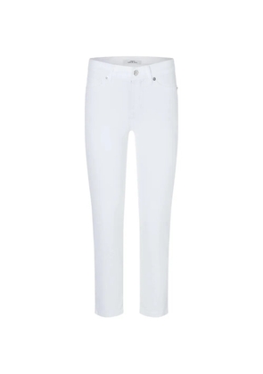Cambio Piper slim-fit denim jeans - White