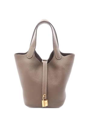 Hermès Pre-Owned 2020 PM Picotin Lock leather tote bag - Neutrals