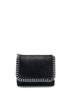 Stella McCartney small Falabella flap wallet - Black