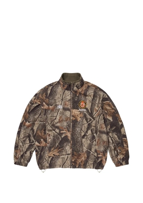 Supreme x Umbro zip-up camo-pattern cotton track jacket - Brown