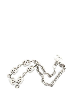 CHANEL Pre-Owned 1986-1988 CC chain necklace - Silver
