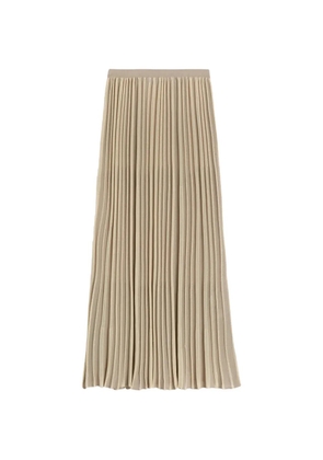 Maccapani Terry pleated skirt - Neutrals