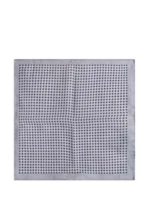 BOSS dotted pocket square - Grey