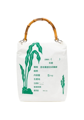 Doublet Rice tote bag - White